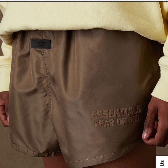 Fear of God Other - Fear of God Essentials Wood Running Shorts in Wood